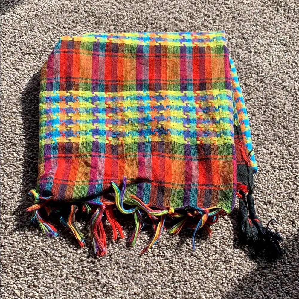 plaid scarf